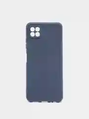 Темно-синий чехол Samsung Galaxy A22s / A22 5G, Самсунг Галакси А22с / А22 силиконовый цветной матовый