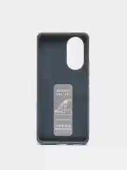 Темно-синий чехол Honor 50, Huawei Nova 9, Хонор 50, Хуавей Нова 9 силиконовый под кожу с подставкой