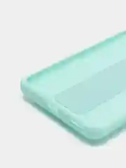 Бирюзовый чехол Honor 50, Huawei Nova 9, Хонор 50, Хуавей Нова 9 силиконовый под кожу с подставкой