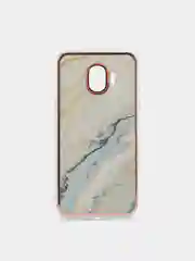 Бежевый меланж чехол Samsung Galaxy J2 2018/ J2 Pro, Галакси Джи2 Про, силиконовый с мраморным рисунком