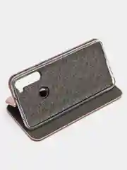 Розовый чехол книжка на Xiaomi Redmi Note 8 / Redmi Note 8 2021 (Сяоми Редми Нот 8, Нот 8 2021)