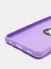 Фиолетовый чехол Samsung Galaxy A12 / M12, Самсунг Галакси А12 / М12 силиконовый с кольцом-держателем