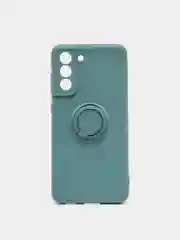Морской чехол Samsung Galaxy S21 FE, Самсунг Галакси С21 ФЕ силиконовый с кольцом-держателем