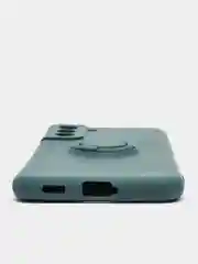 Морской чехол Samsung Galaxy S21 FE, Самсунг Галакси С21 ФЕ силиконовый с кольцом-держателем