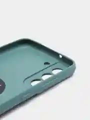 Морской чехол Samsung Galaxy S21 FE, Самсунг Галакси С21 ФЕ силиконовый с кольцом-держателем