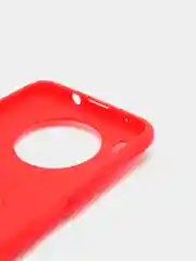 Красный чехол Honor 50 Lite, Huawei Nova 8i, Хонор 50 Лайт, силиконовый под кожу с подставкой