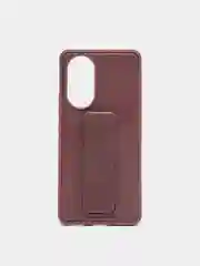 Бордовый чехол Honor 50, Huawei Nova 9, Хонор 50, Хуавей Нова 9 силиконовый под кожу с подставкой
