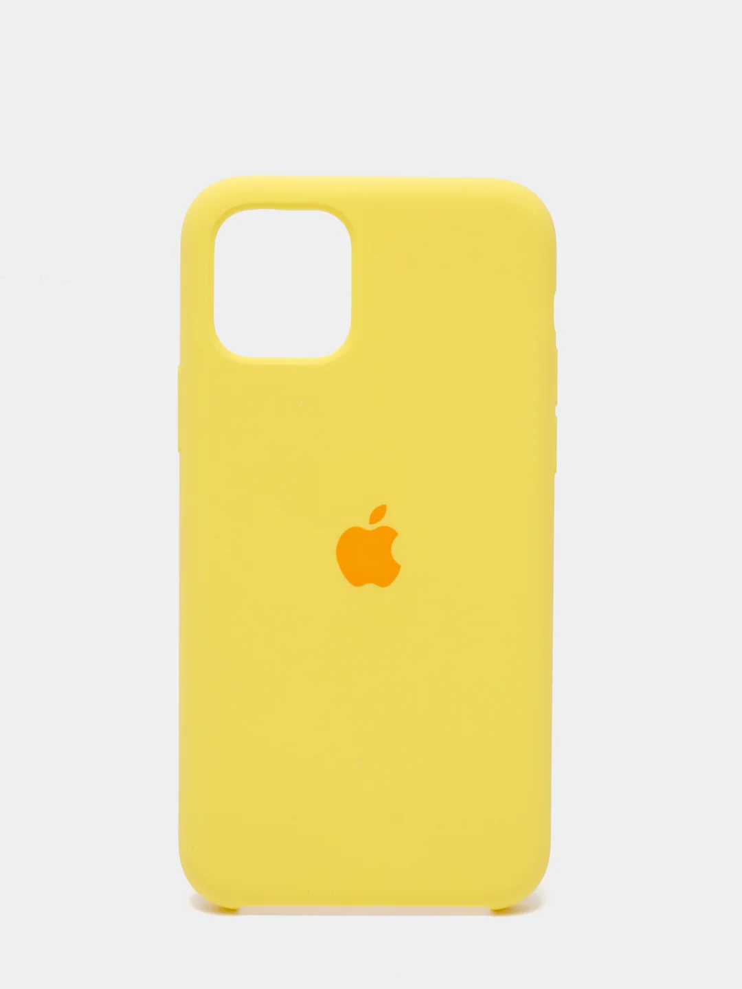 Желтый силиконовый чехол для Айфон 6/6s, 7/8, 7+/8+, X/Xs, Xr, 11, 11Pro, 11ProMax