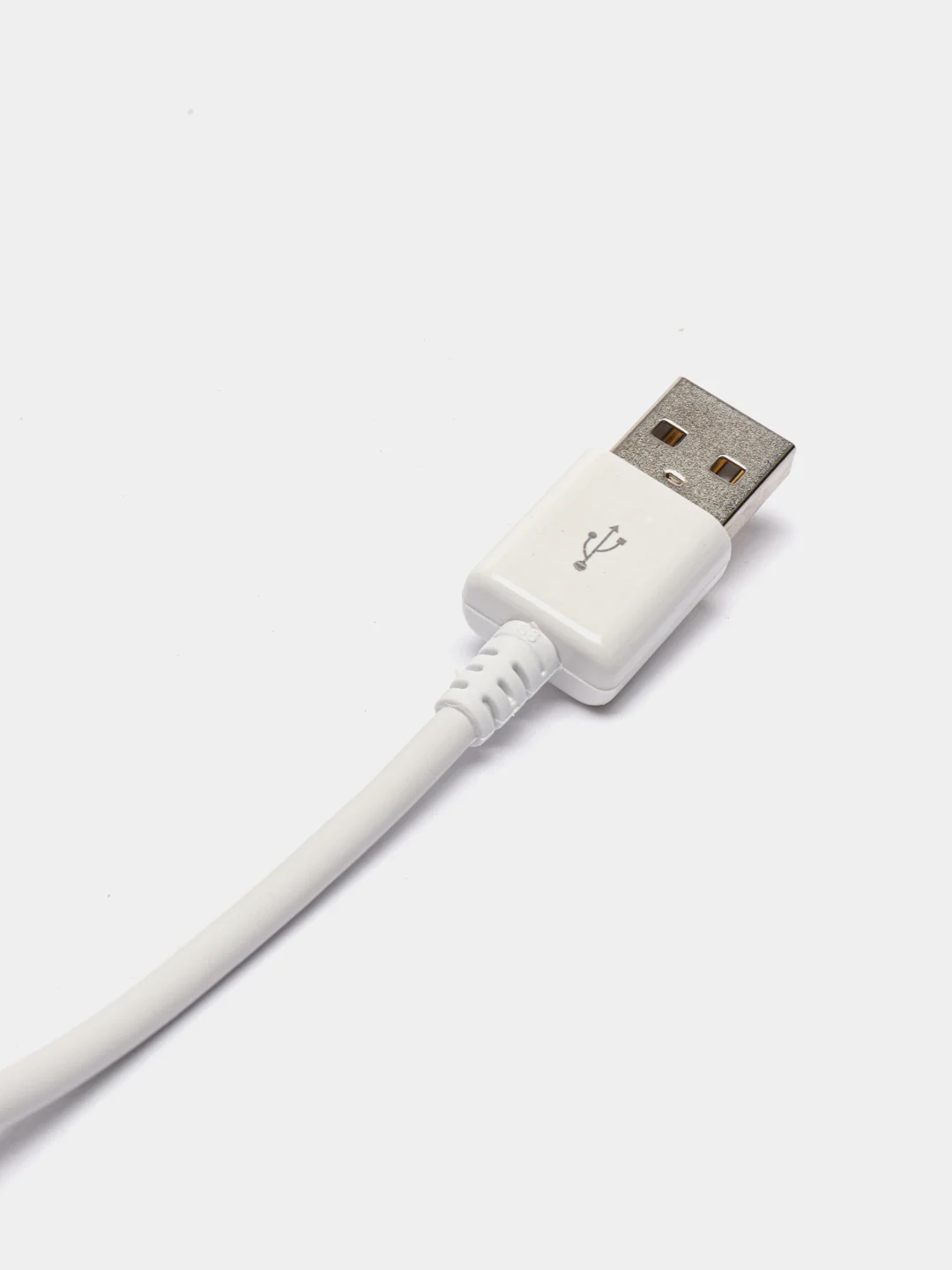 Белый usb Кабель для Android Samsung, Honor, Xiaomi MicroUSB 1 метр 2.4A