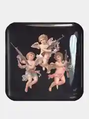 Синий меланж 3d наклейки-стикеры на телефон