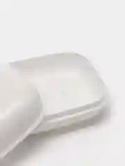 Белый мыльница, 11 х 7.5 х 4 см