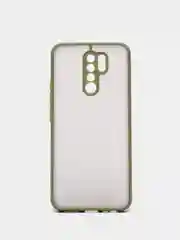 Хаки чехол для Xiaomi Redmi 9 матовый пластиковый Ксяоми редми