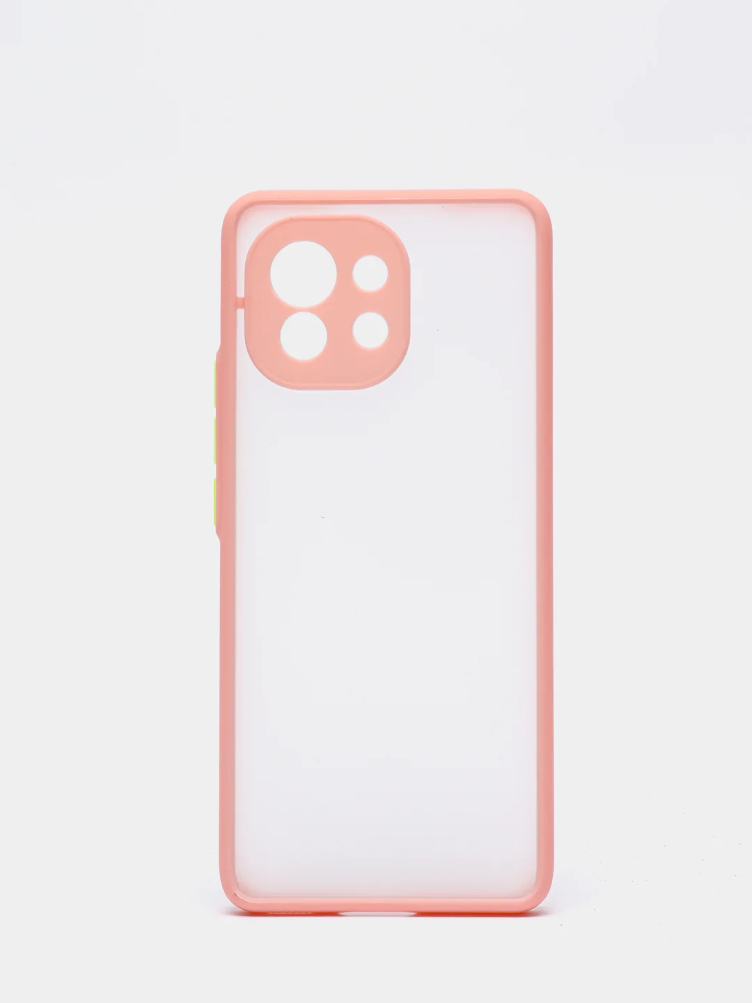 Розовый чехол матовый для Xiaomi Mi 11 5G пластиковый