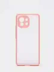 Розовый чехол матовый для Xiaomi Mi 11 5G пластиковый