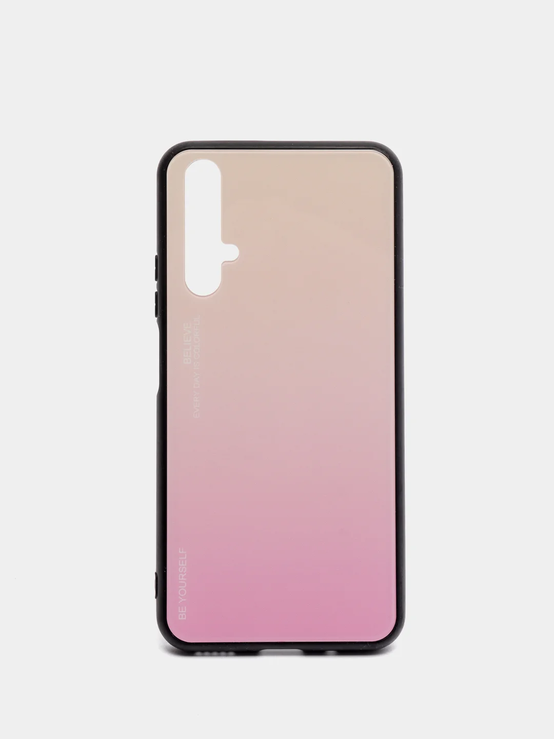Желтый градиентный чехол из закалённого стекла для Honor Huawei 8A,8X,9X,10I,10LITE,P20,P30,8S,Y5
