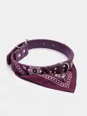 Бордовый ошейник-бандана для животных