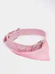 Розовый ошейник-бандана для животных