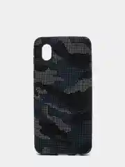 Темно-синий чехол Samsung Galaxy A01 Core, Самсунг Галакси А01 Кор силиконовый камуфляж