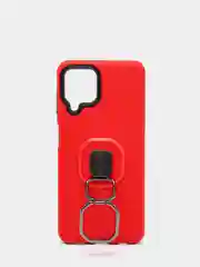 Красный чехол Samsung Galaxy A22 4G / M22 / M32, с металлическим кольцом-подставкой