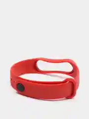 Красный ремешок Xiaomi Mi Band 3/4 для фитнес браслета (Ми Бэнд 3, Ми Бэнд 4) силиконовый