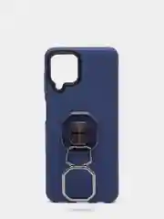 Темно-синий чехол Samsung Galaxy A22 4G / M22 / M32, с металлическим кольцом-подставкой