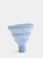 Синий воронка силиконовая складная