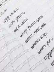 Прописи тренажёр "Словарные слова" от 6 лет