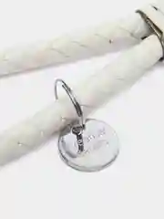 Аметистовый плетеный брелок для ключей