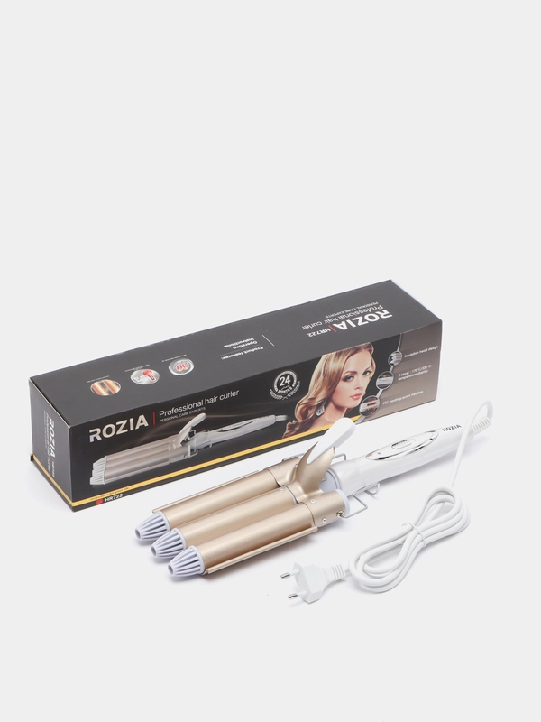 Тройная плойка щипцы ROZIA HR 722