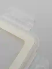 Желтый прямоугольный контейнер "Лок декор"
