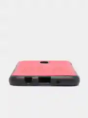 Алый силиконовый усиленный текстурный чехол для Samsung J7 17