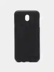 Черный силиконовый усиленный текстурный чехол для Samsung J7 17