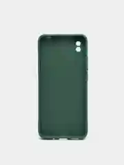 Розовый чехол для Xiaomi Redmi 9A с защитой камеры и бархатом внутри