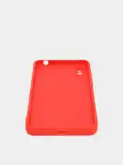 Красный чехол для Xiaomi Redmi 9A с защитой камеры и бархатом внутри
