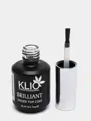 Белый топ для ногтей, топ для гель-лака,гель лак для маникюра Klio Professional