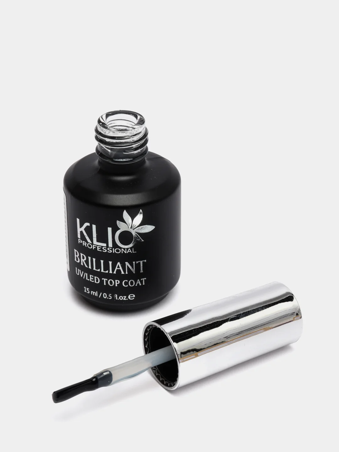 Белый топ для ногтей, топ для гель-лака,гель лак для маникюра Klio Professional
