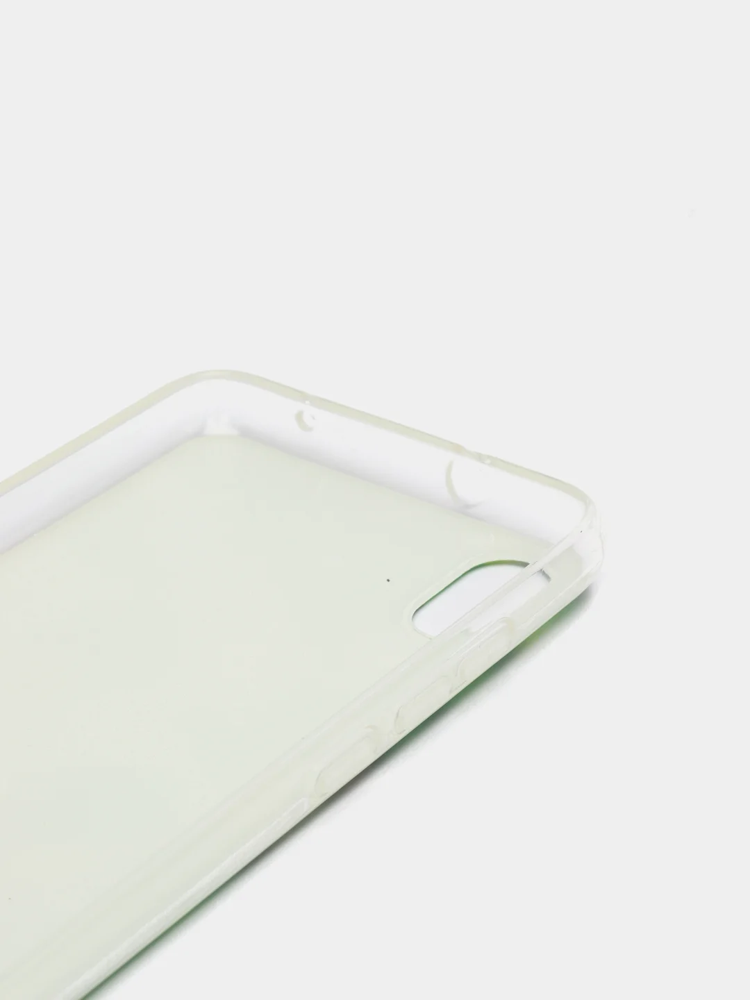Зеленый чехол Xiaomi Redmi 7A, Сяоми Редми 7А силиконовый с мраморным рисунком