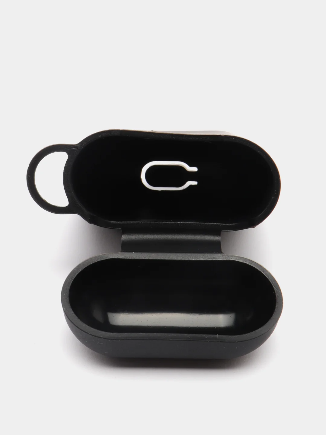 Черный силиконовый чехол для AirPods 1 и AirPods 2