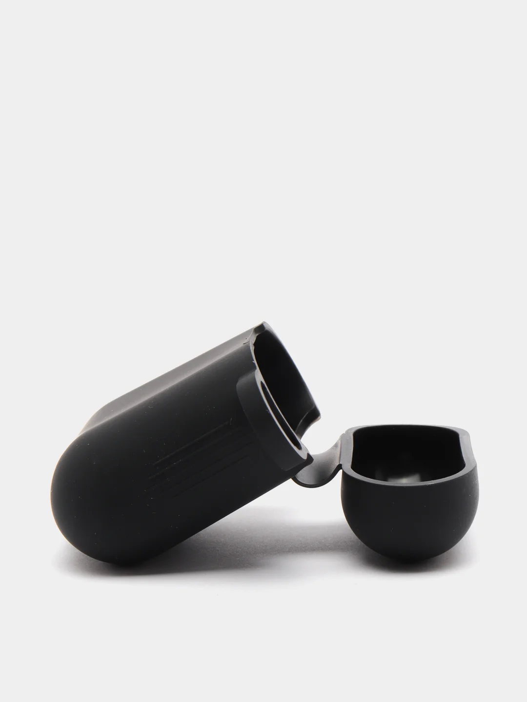 Черный силиконовый чехол для AirPods 1 и AirPods 2