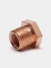 Ввертыш свечи D10 мм. Альфа, скутер (футорка МЕДНЕНАЯ, M14 x h10 x шаг 1.25 мм.)