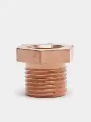 Ввертыш свечи D10 мм. Альфа, скутер (футорка МЕДНЕНАЯ, M14 x h10 x шаг 1.25 мм.)