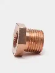 Ввертыш свечи D10 мм. Альфа, скутер (футорка МЕДНЕНАЯ, M14 x h10 x шаг 1.25 мм.)