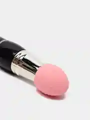 Черный вибратор с разными насадками