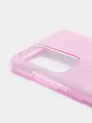 Лавандовый чехол блестящий Samsung Galaxy A02S, A52, A72, накладка c блёстками Самсунг