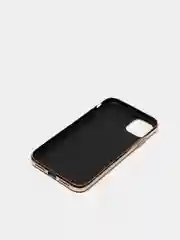 Бежевый чехол для IPhone  Glass case  3D Vision