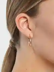 Серьги-кольца (конго), Xuping, позолота (разные диаметры)