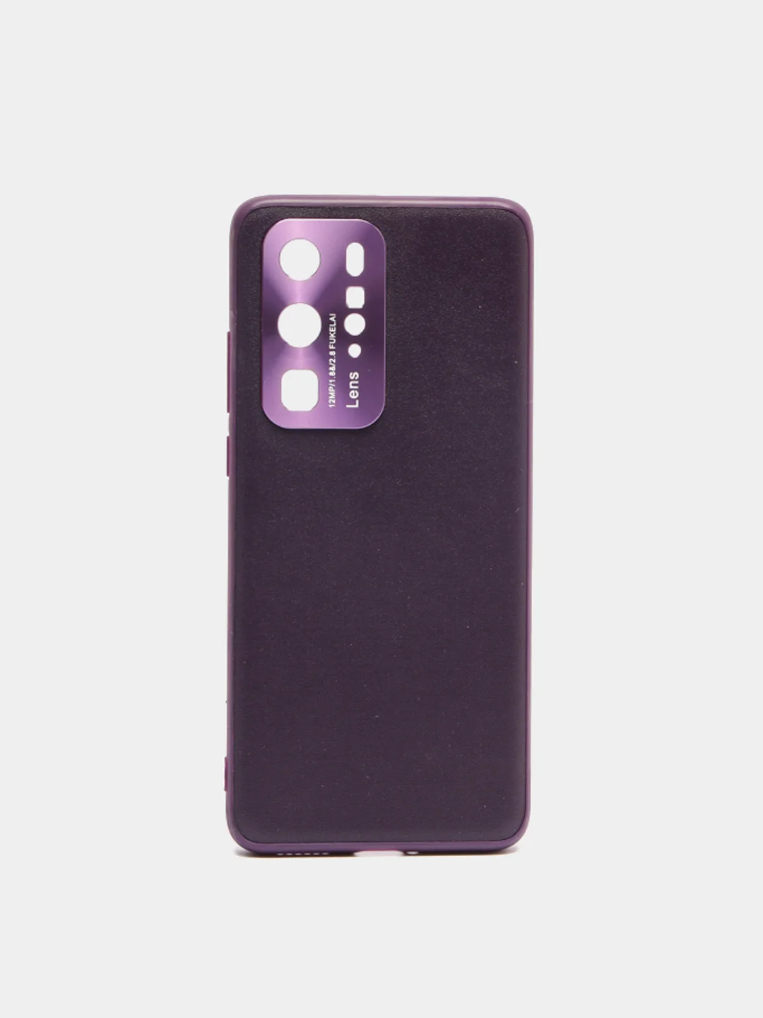 Фиолетовый чехол на Huawei P40 Pro из эко кожи, mobios
