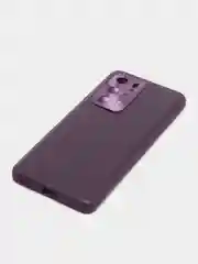Фиолетовый чехол на Huawei P40 Pro из эко кожи, mobios