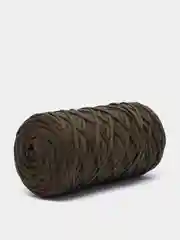 Приглушённый хаки шнур Caramel Dolce плоский, 4 мм, 100 м, для вязания и макраме