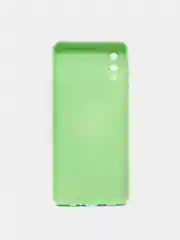 Лайм чехол Samsung Galaxy A02, силиконовый, рифленый